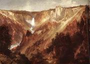 Moran, Thomas Lower falls of the yellowstone oil painting reproduction